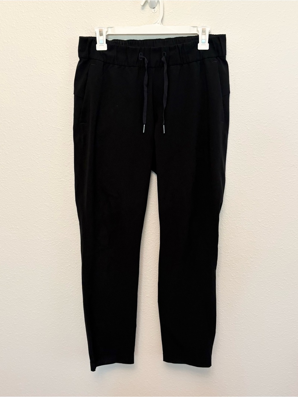 Lululemon On the Fly 7/8 Pant Woman's Size 6 Black Luxtreme Drawstring Travel